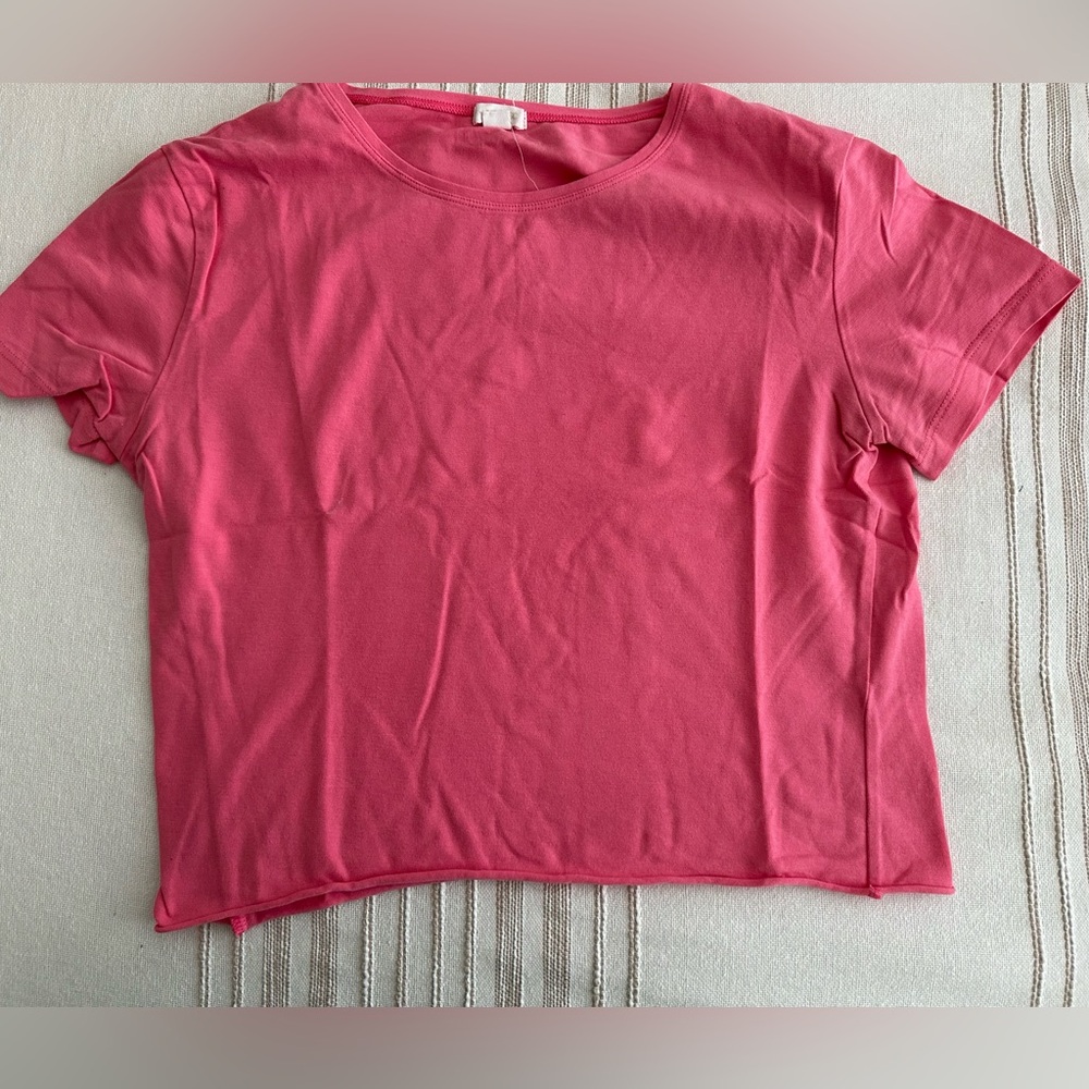 Pink crop top
